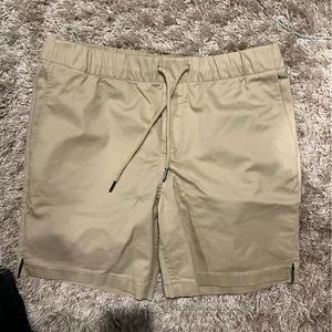 Mens Express Tan Shorts size 33